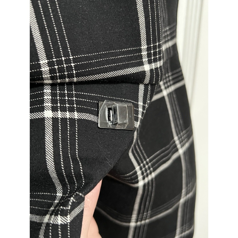 White House Black Market Womens 6 Plaid Sleeveless‎ Button Down Shirt NWT - Picture 4 of 4
